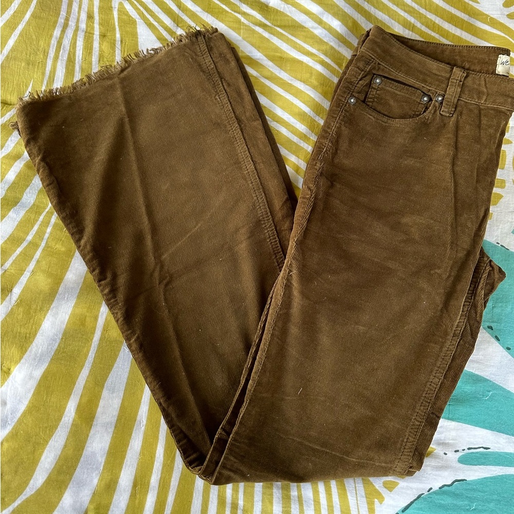 Free people corduroy flare pants